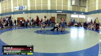 98 lbs Round 3 (10 Team) - Benjamin Boughner, Quaker Wrestling Club vs Nic May Jr, Kokomo Wildkat Wrestling Club