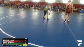 175 lbs Round 1 (4 Team) - Draeden Prosby, Moorhead SPUDS vs Stone Pomeroy, Random Lake