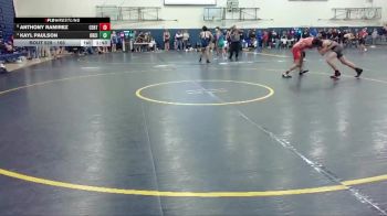 165 lbs 5th Place Match - Kayl Paulson, Oregon City vs Anthony Ramirez, Centennial