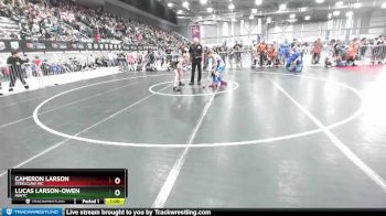 88 lbs Cons. Round 2 - Cameron Larson, Steelclaw WC vs Lucas Larson-Owen, INWTC