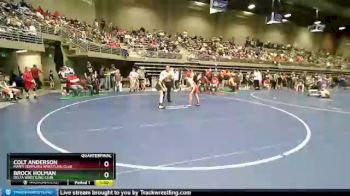 96 lbs Quarterfinal - Colt Anderson, Manti Templars Wrestling Club vs Brock Holman, Delta Wrestling Club