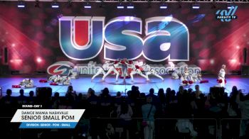 Dance Mania Nashville - Senior Small Pom [2025 Senior - Pom - Small Day 1] 2025 USA All Star Dance Super Nationals