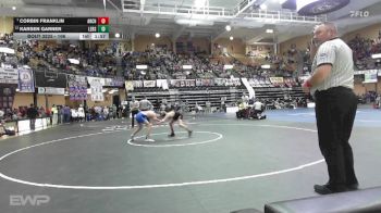 106 lbs Semifinal - Corbin Franklin, Atwood-Rawlins County HS vs Karsen Garner, Leon Bluestem HS