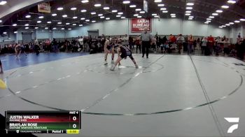 126 lbs Cons. Round 5 - Justin Walker, Machine Shed vs Braylan Rose, Eastside Spartans Wrestling