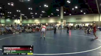 132 lbs Round 3 (6 Team) - Kristian Rodriguez, Coastline Red Tide vs Dominic Vogel, Cow Valley