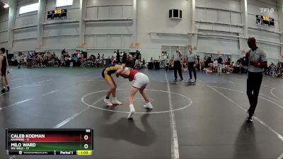 88 lbs Round 2 (8 Team) - Milo Ward, WV Wild vs Caleb Kodman, Hammers