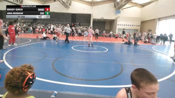 85 lbs Rr Rnd 4 - Brody Girch, Warhawks - ESC vs Aria Bushaw, Cunliffes Corner Tan - ESC