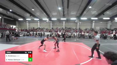 109 lbs Round Of 32 - Kayson Mullenaux, WAR Wrestling Club vs Diego Mateo Baltazar, Alamosa
