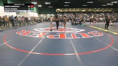 148 lbs Round Of 32 - Amirah Abegesah, MD vs Belicia Manuel, MI