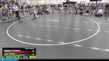 74 lbs Cons. Round 2 - Knox Vrana, Kansas Young Guns Wrestling Club vs Lincoln Schuelke, Minnesota