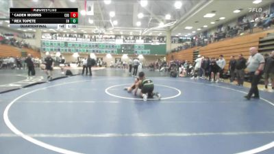 175 lbs Quarterfinal - Caden Morris, Corona Del Sol vs Rex Topete, South Hills