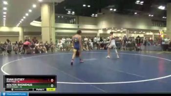 138 lbs Round 5 (10 Team) - Evan Eutsey, MXW Gold vs Kolten Rhonemus, Delta Eagles