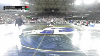 Boys 1B/2B 132 Cons. Round 5 - Simeone Jackson-Cruz, Forks vs Tyson Nunley, Newport