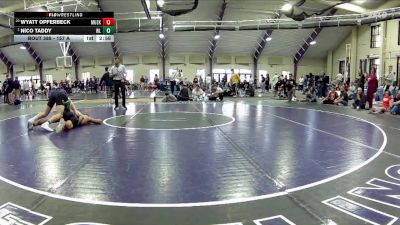 157 A Semifinal - Nico Taddy, West Liberty vs Wyatt Opferbeck, Muskingum University