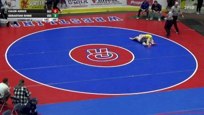 89 lbs Consi Of 4 - Caleb Judice, Bald Eagle Area vs Sebastian Shine, Greater Latrobe