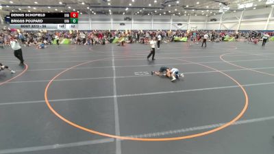 56 lbs 5th Place Match - Dennis Schofield, Unattached vs Briggs Poupard, Unattached