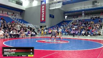 170 lbs Semis & 3rd Wb (16 Team) - Amayah Jones, Gilmer County vs Sierha Lopes, Carrollton