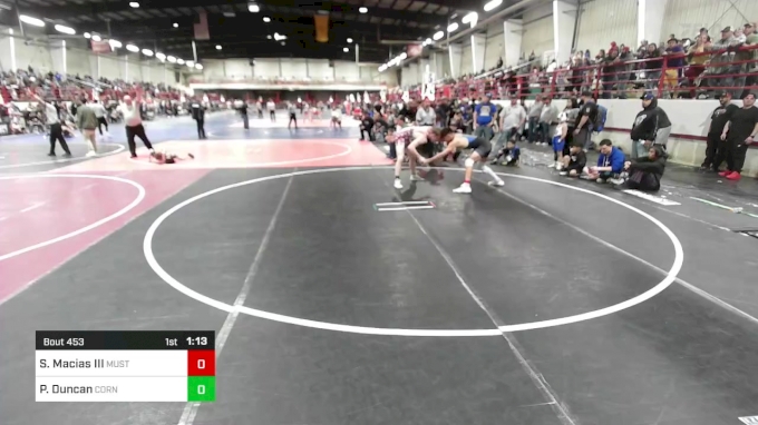 137 lbs Final - Sergio Macias III, Mustangs WC vs Peyton Duncan ...