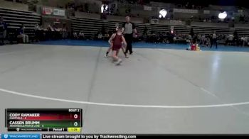 105 lbs Semis (4 Team) - Cody Ramaker, Chatfield vs Cassen Brumm, Annandale/Maple Lake