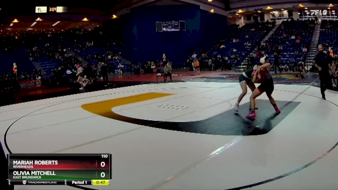 110 lbs 3rd Place Match - Olivia Mitchell, East Brunswick vs Mariah Roberts, Riverheads