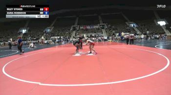 207 lbs Quarterfinal - Zaria Robinson, Mount Olive vs Riley Stokes, Newberry