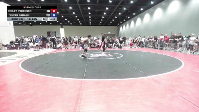 120 lbs Champ. Rd Of 32 - Rhiley Pedersen, Heartland Wrestling Academy vs Elyas Padash, Victory