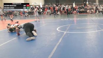 69 lbs Rr Rnd 2 - Kaysen Beaulieu, Smitty's Barn Red - ESC vs Kolsen Lynch, Rabbit Wrestling Club - ESC