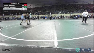 126 lbs Consi Of 16 #2 - Jayden Williams, Tulsa Blue T Panthers vs Stetson Williams, Lions Wrestling Academy