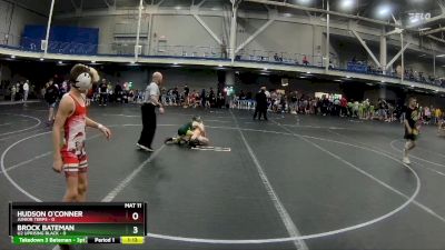 48 lbs Round 2 (6 Team) - Brock Bateman, U2 Uprising Black vs Hudson O`Conner, Junior Terps