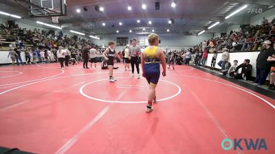 120 lbs Semifinal - Weston Perkins, Dark Cloud Wrestling Club vs Luke Black, Vinita Kids Wrestling