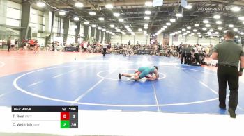 160 lbs Rr Rnd 3 - Thayden Root, Patton Trained Red vs Chase Weinrich, Buffalo Valley Blue