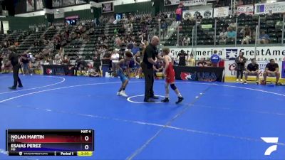 86 lbs Semifinal - Nolan Martin, TX vs Esaias Perez, MD