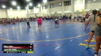 170 lbs Quarters & Wb (16 Team) - Catalina Jones, Nebraska Widow Makers vs Bella Wall, Charlies Angels Florida Pink