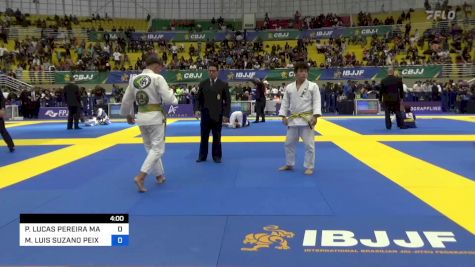 PEDRO LUCAS PEREIRA MARTINS vs MATHEUS LUIS SUZANO PEIXOTO 2023 Brasileiro Jiu-Jitsu IBJJF