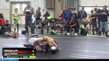 92 lbs Round 4 (6 Team) - Trenton Clark, AACO Allstars vs Arian Jackson, Quest