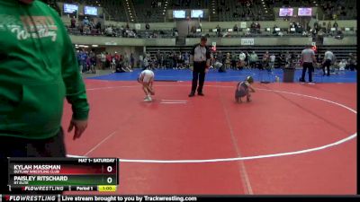 80 lbs 1st Place Match - Paisley Ritschard, RT Elite vs Kylah Massman, Outlaw Wrestling Club