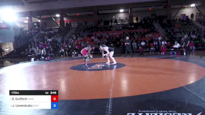 170 lbs Final - Dymond Guilford, Cumberlands vs Joye Levendusky, Southern Oregon