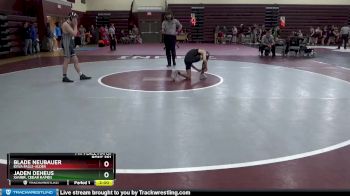 JV-6 lbs 7th Place Match - Jaden DeHeus, Xavier, Cedar Rapids vs Blade Neubauer, Iowa Falls-Alden