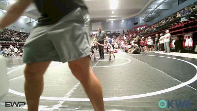 46 lbs Round Of 16 - Jace Bechtel, Collinsville Cardinal Youth Wrestling vs Krew Hamilton, Broken Arrow Wrestling Club