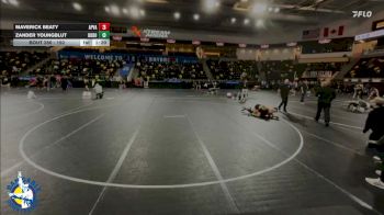 150 lbs Prelim - Maverick Beaty, Apple Valley vs Zander Youngblut, Don Bosco