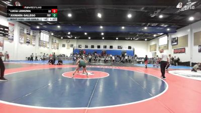 140 Girls Semifinal - Xiomara Gallego, Poway vs Lucia Ledezma, Granite Hills