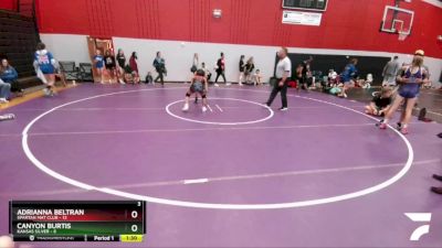 107 lbs Round 7 (8 Team) - Adrianna Beltran, Spartan Mat Club vs Canyon Burtis, Kansas Silver