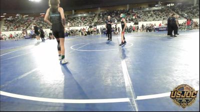 81 lbs Quarterfinal - Avery Ashley, Hinton Takedown Club vs Arihana Gifford, Tahlequah Wrestling Club
