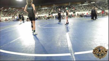 81 lbs Quarterfinal - Avery Ashley, Hinton Takedown Club vs Arihana Gifford, Tahlequah Wrestling Club