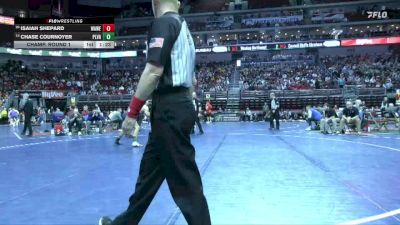 3A-165 lbs Champ. Round 1 - Chase Cournoyer, Pleasant Valley vs Isaiah Shepard, Waterloo West