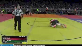 D2-135 lbs Cons. Round 2 - Gage Race, Jackson Northwest vs Cole Riedel, St Johns
