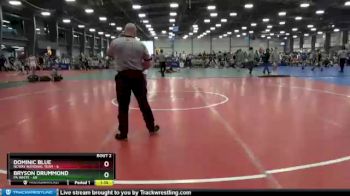 160 lbs Round 1 (6 Team) - Dominic Blue, NCWAY National Team vs Bryson Drummond, PA White