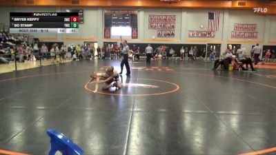 N-18 lbs Cons. Semi - Bryer Keppy, Sabertooth Wrestling Club vs Bo Stamp, Yilek Wrestling Club