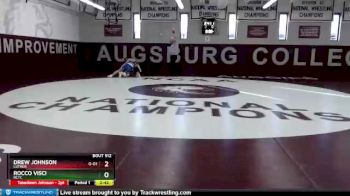 125 lbs Champ. Round 2 - Rocco Visci, RCTC vs Drew Johnson, Luther