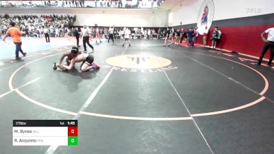 175 lbs Round Of 16 - Mike Bynes, Hillsborough vs Ryan Acquisto, Point Pleasant Boro